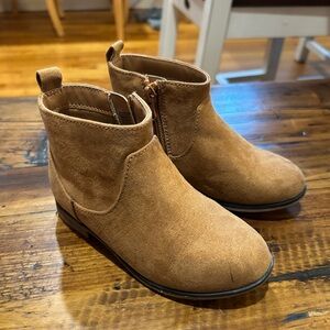 Cat & Jack Tan Kids Suede Boots